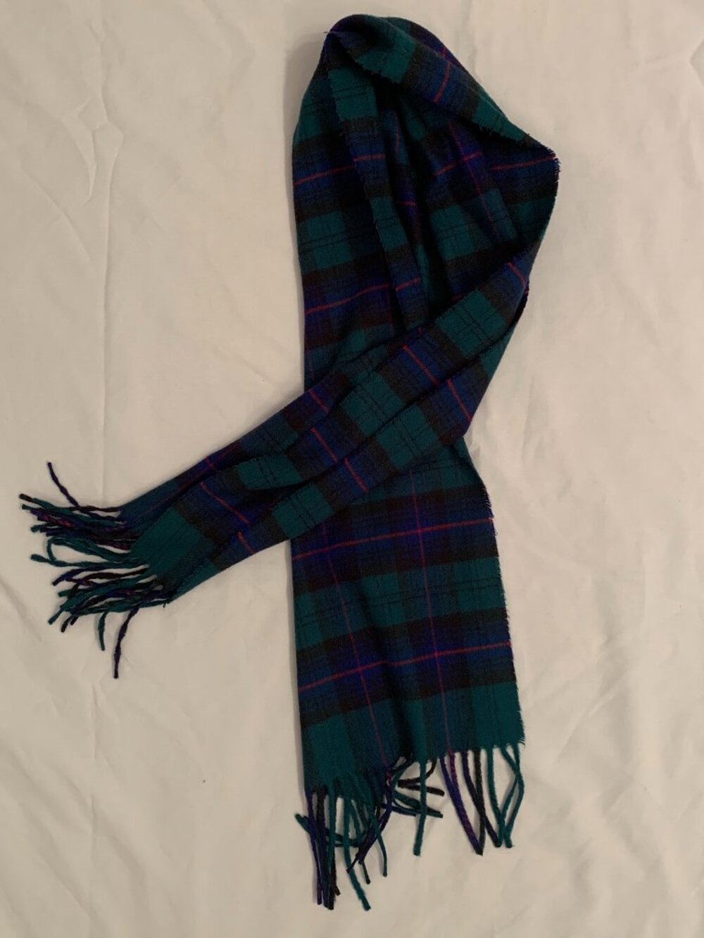 soft tartan scarf